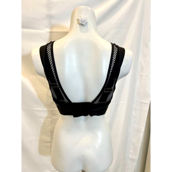 SOLD Rare Honey Birdette Fishnet Bra Gold Accent - 32A - Picture 6 of 9